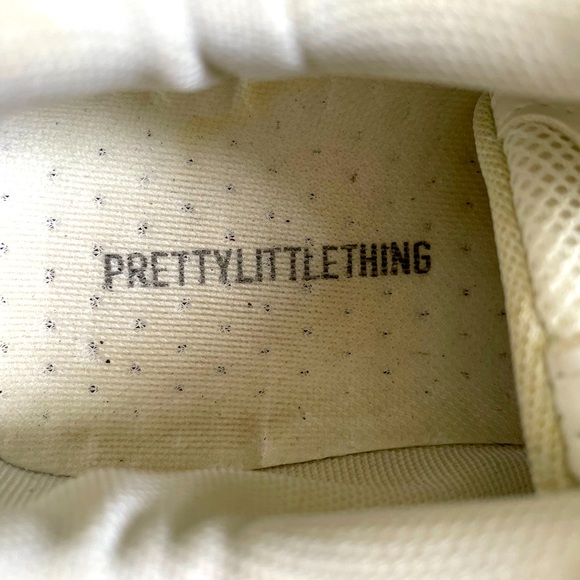 PRETTYLITTLETHING chunky white sneakers - Picture 5 of 6